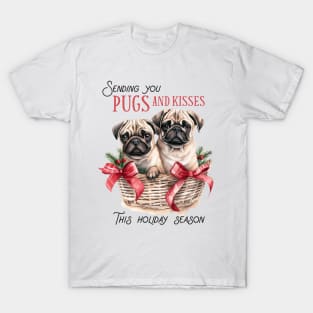 Christmas Pugs Pun T-Shirt